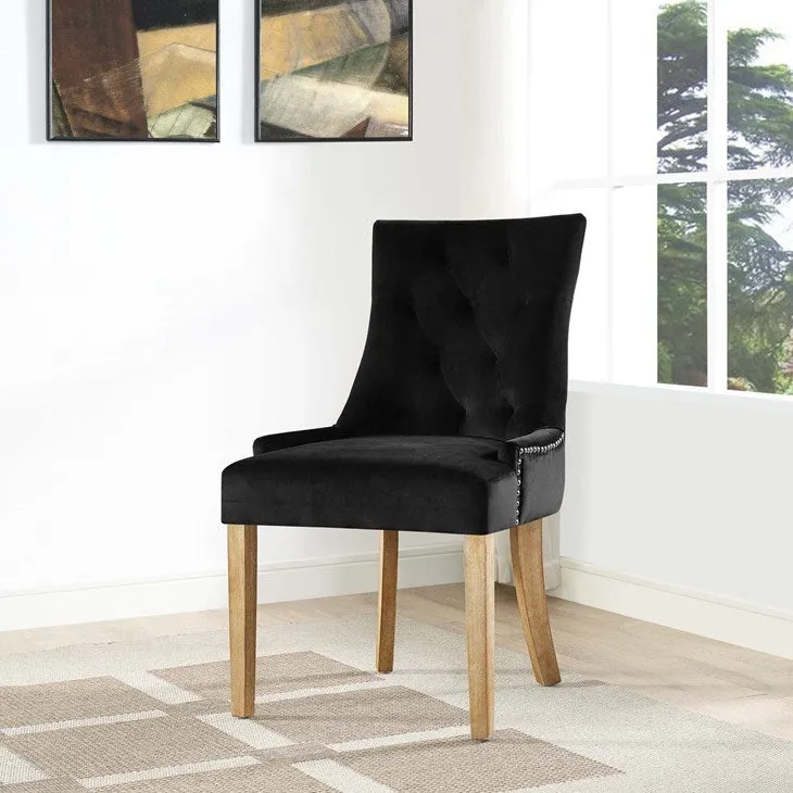 Pose Velvet Dining Chair