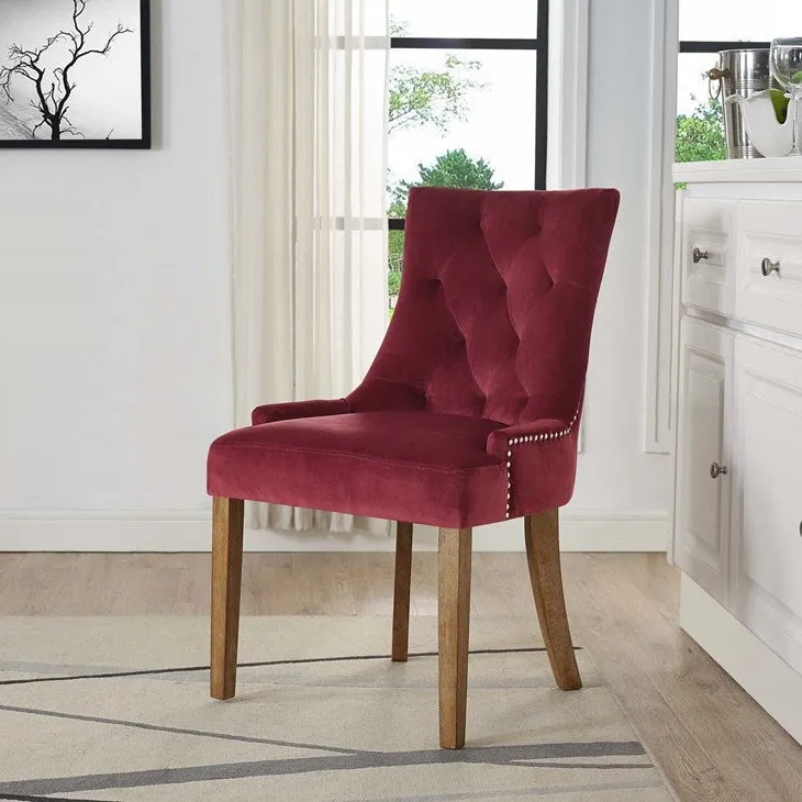 Pose Velvet Dining Chair