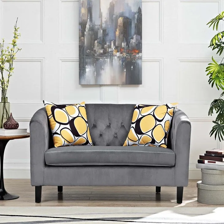 Prospect Velvet Loveseat