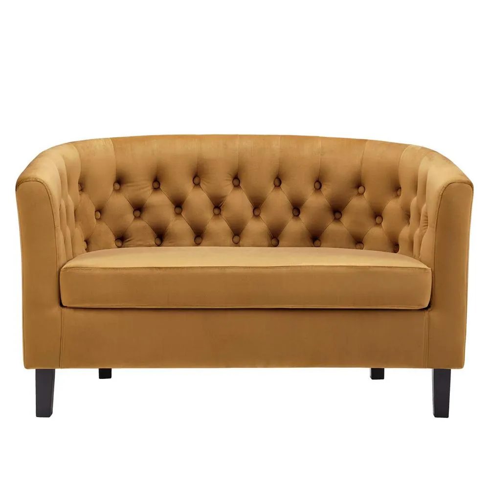 Prospect Velvet Loveseat