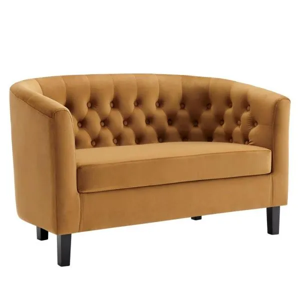 Prospect Velvet Loveseat