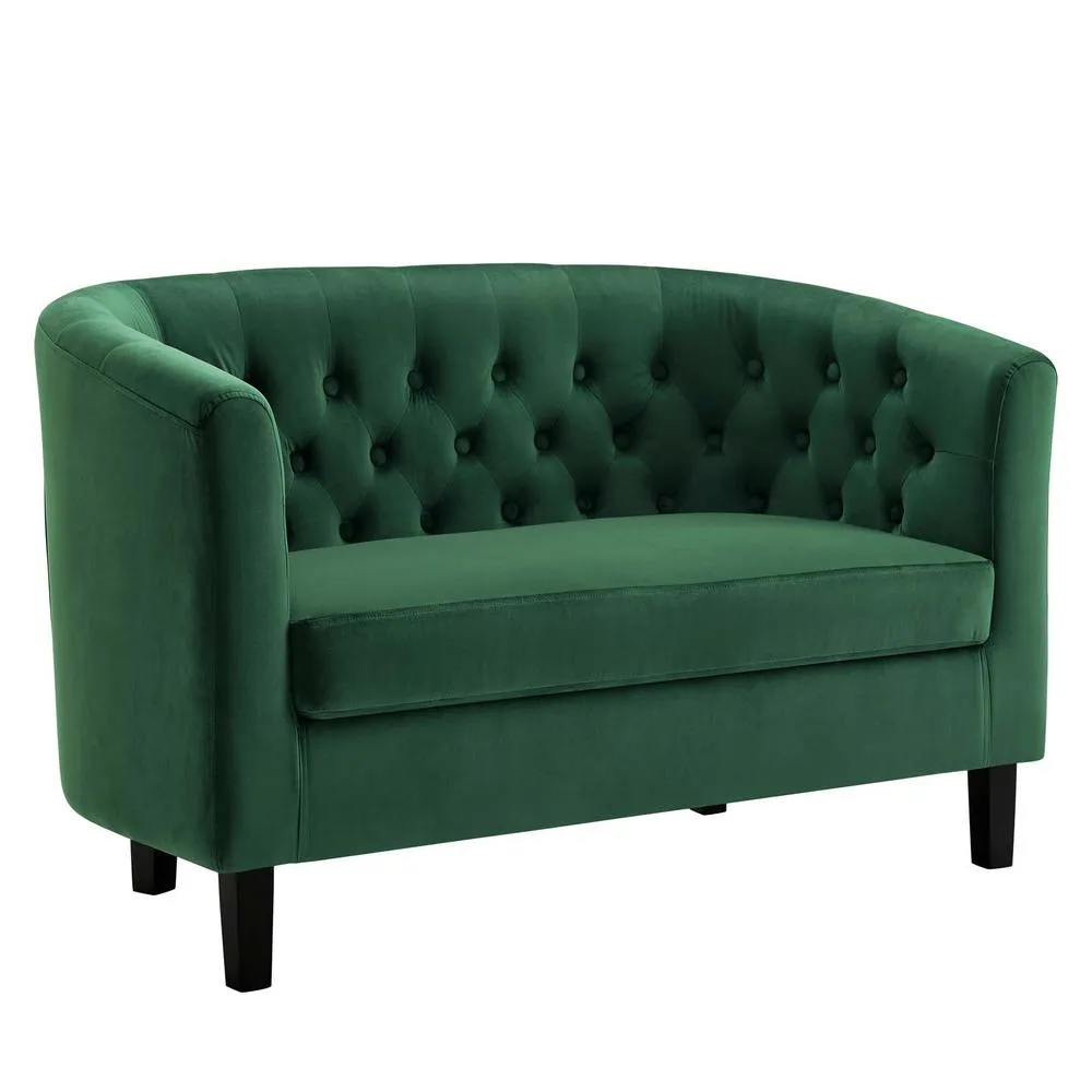 Prospect Velvet Loveseat