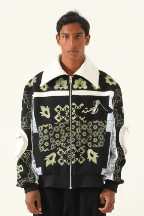 "CALABASAS" BLOCKPRINT BOMBER