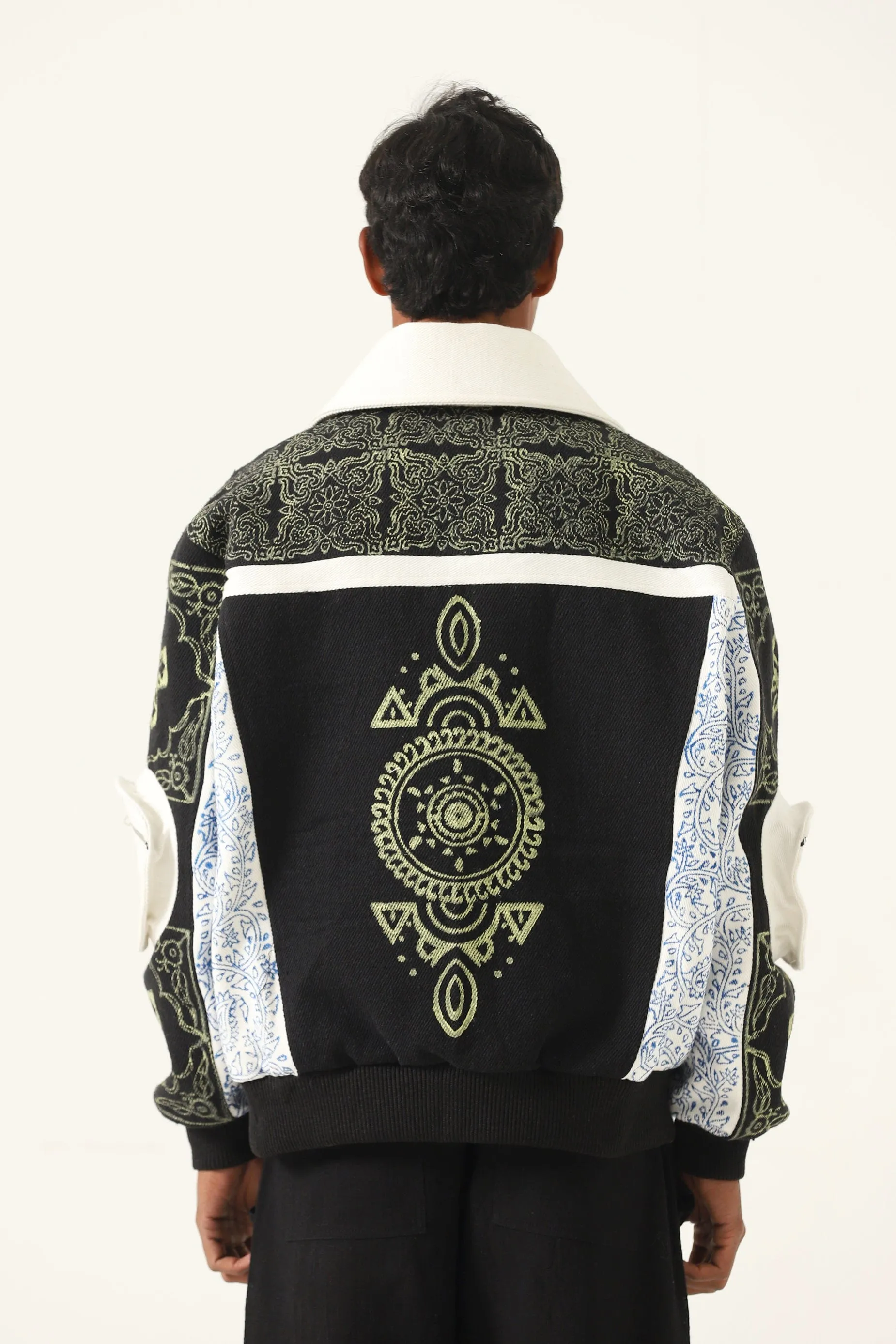 "CALABASAS" BLOCKPRINT BOMBER