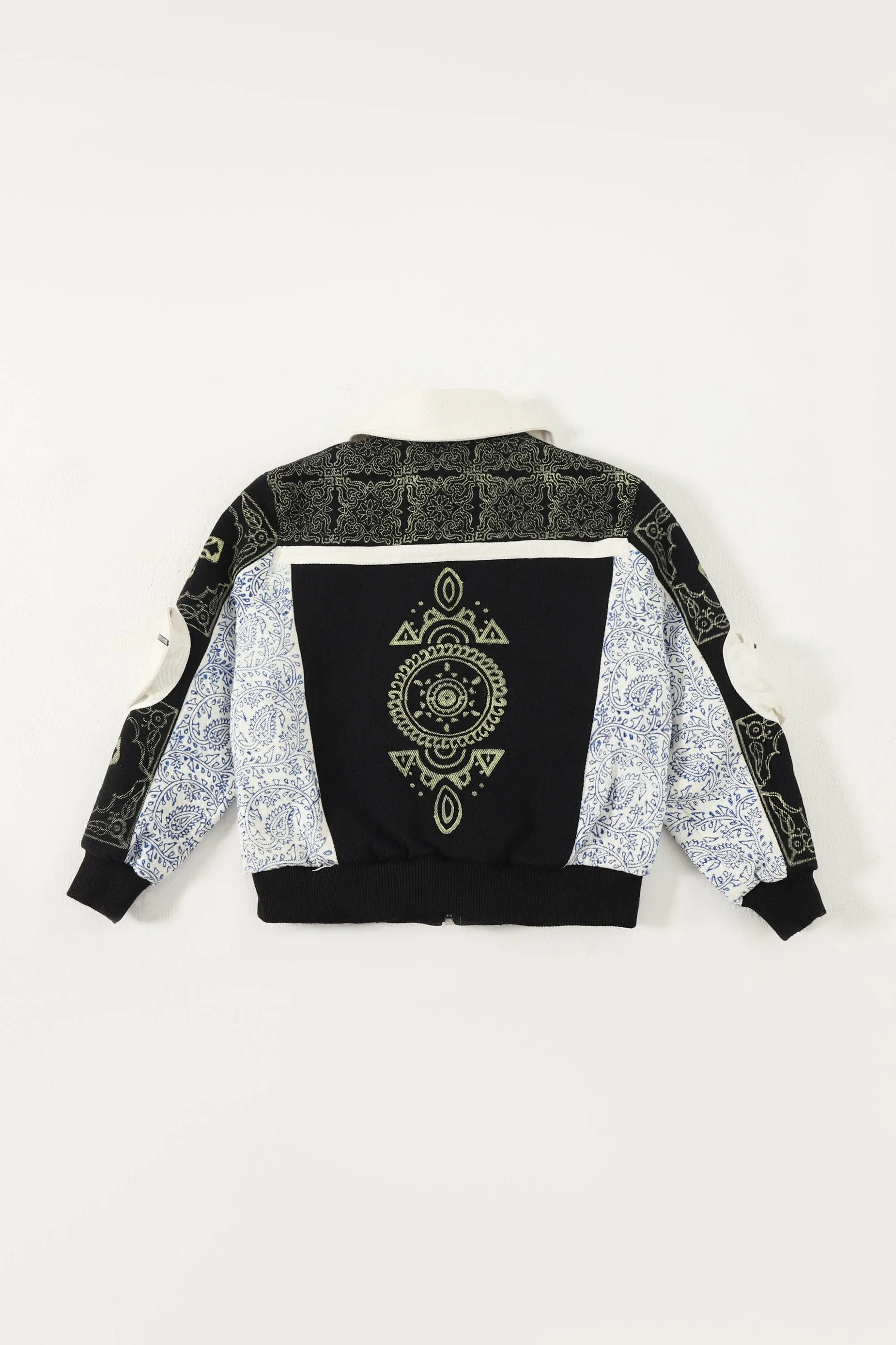 "CALABASAS" BLOCKPRINT BOMBER