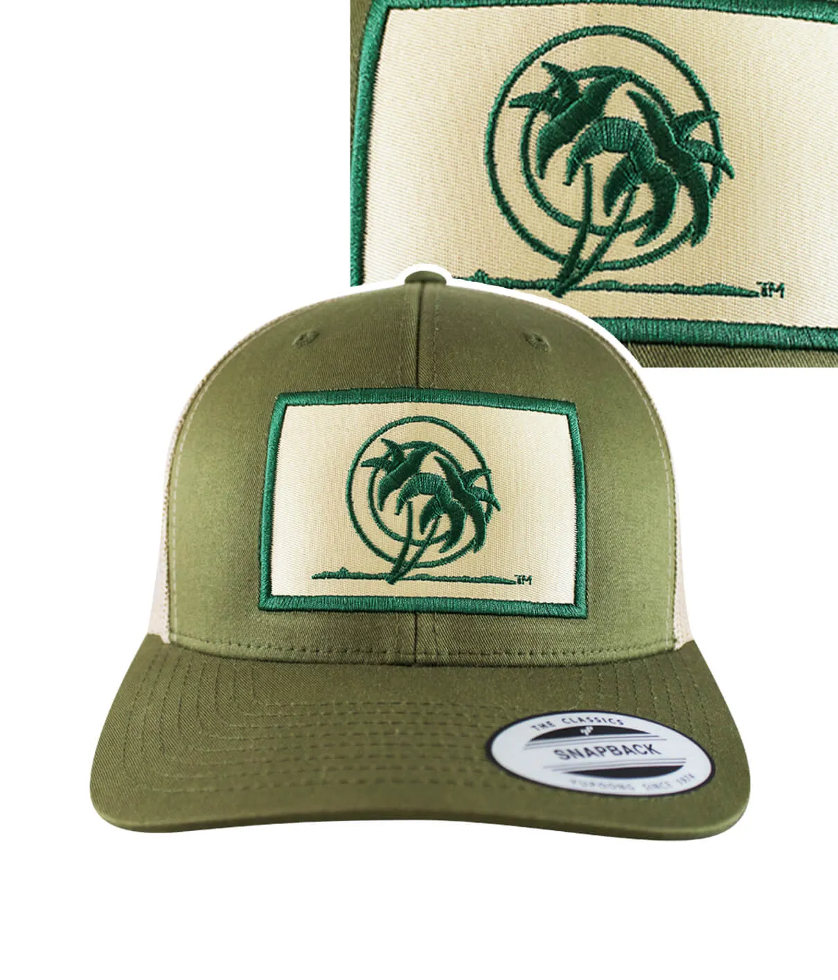 "Classic Palm Patch" Retro Trucker Hat