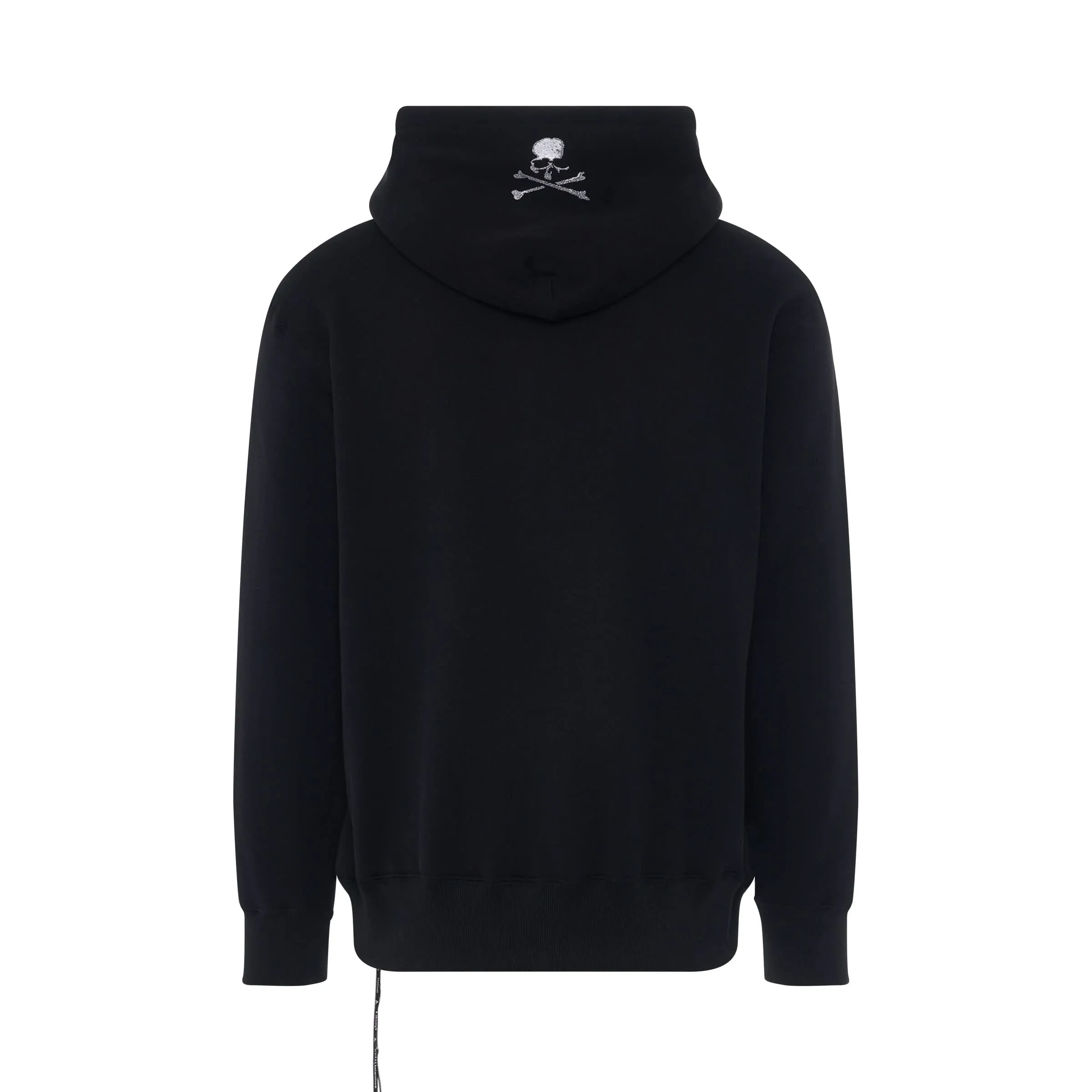 Skull High Hoodie in Black