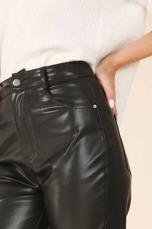 Take Me Out Leather Pants