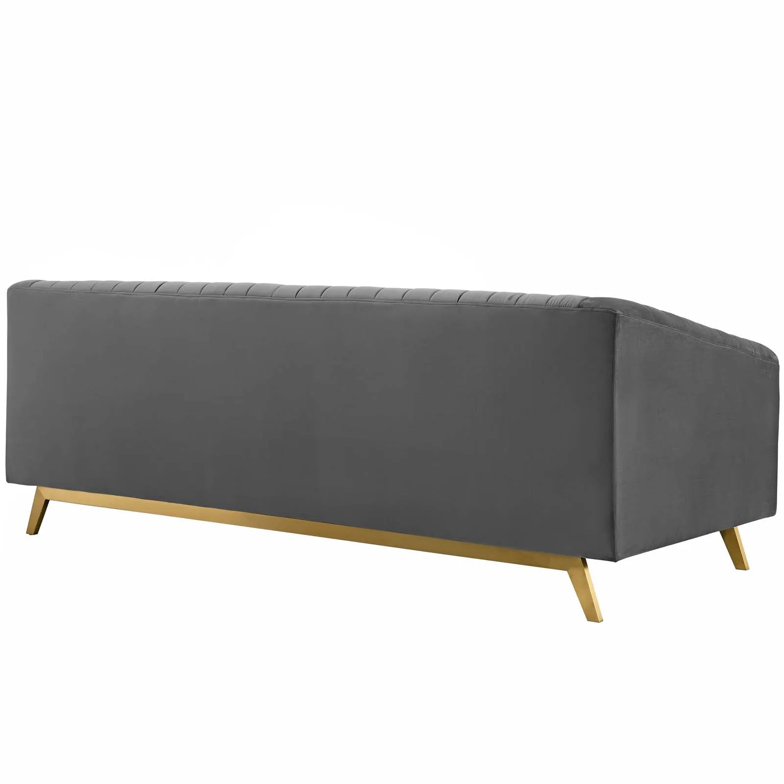 Valiant Vertical Channel Tufted Performance Velvet Sofa by Modway