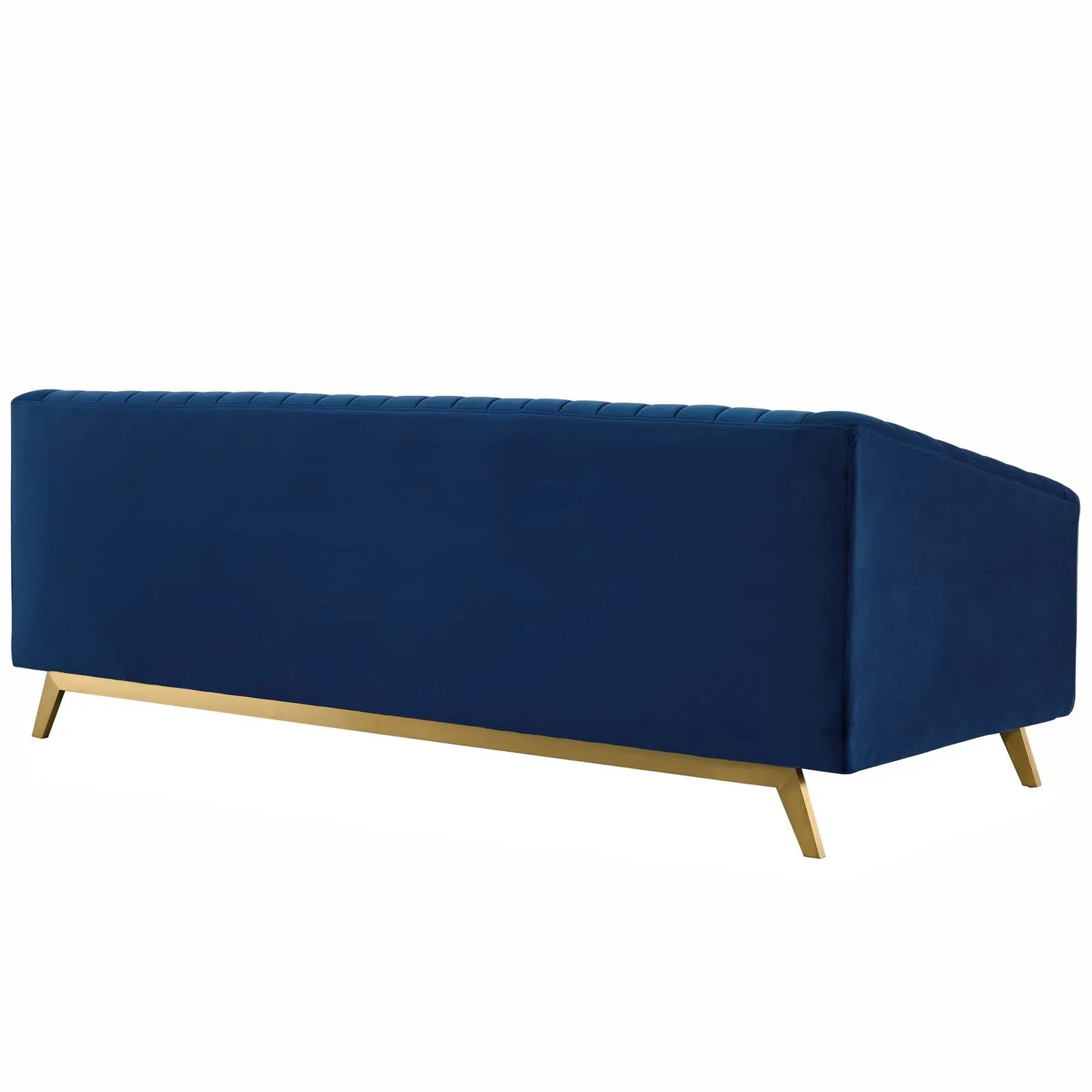 Valiant Vertical Channel Tufted Performance Velvet Sofa by Modway