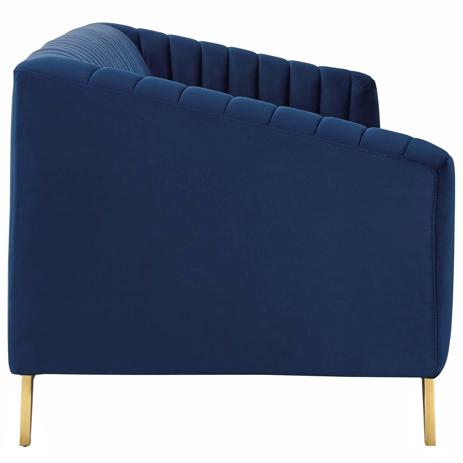 Valiant Vertical Channel Tufted Performance Velvet Sofa by Modway