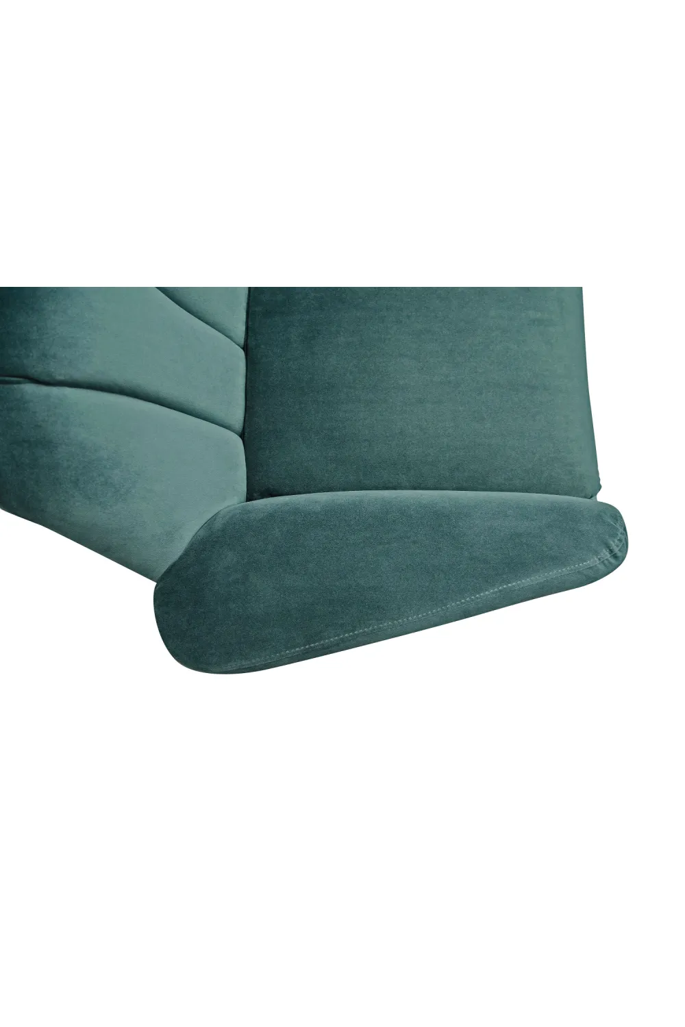 Velvet Channeled Lounge Chair | Versmissen Abbey