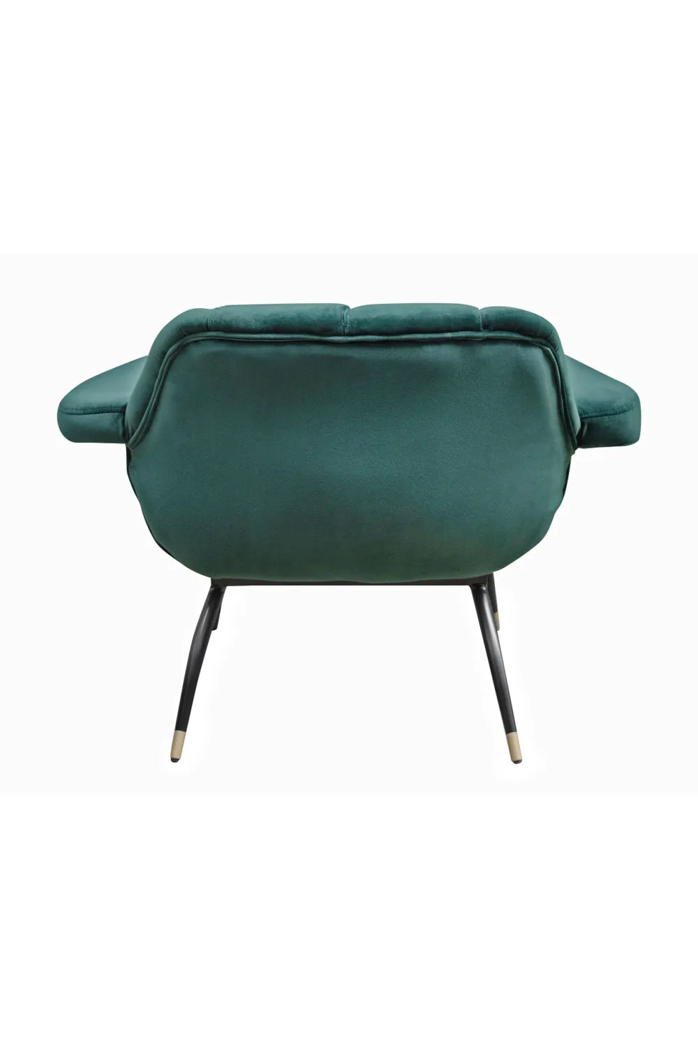 Velvet Channeled Lounge Chair | Versmissen Abbey